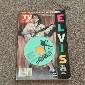 Elvis Presley TV Guide with CD -